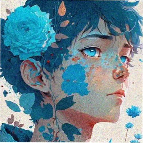 漫画培训讲师白筱的头像插画